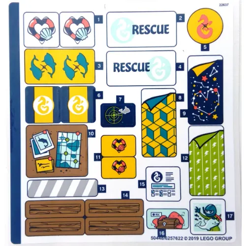 Sticker Sheet for Set 41381-1