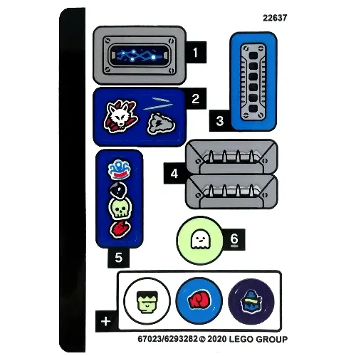 Sticker Sheet for Set 70428-1