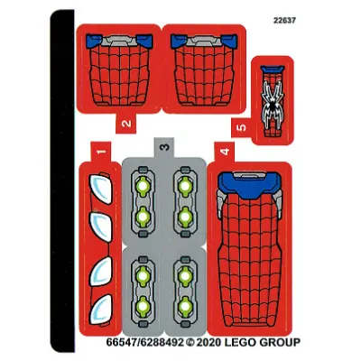 Sticker Sheet for Set 76148-1