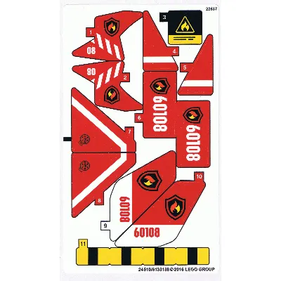 Sticker Sheet for Set 60108-1