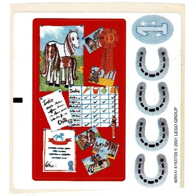 Sticker Sheet for Set 3124-1