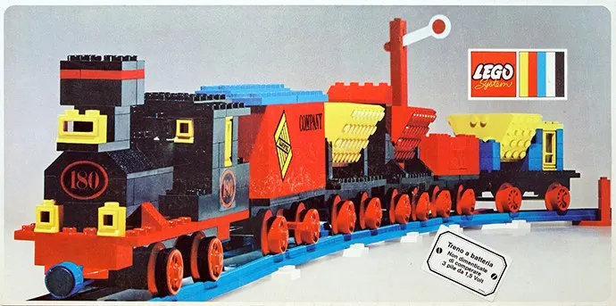 Train with 5 Wagons and Circle of Track