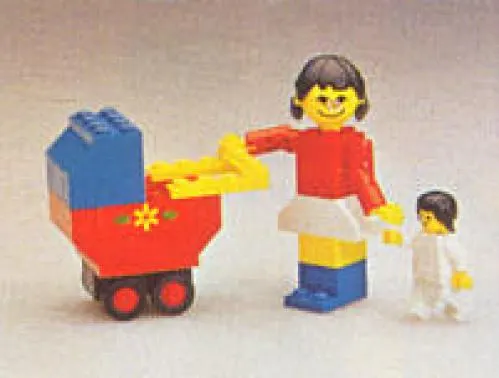 Mother with Baby Carriage