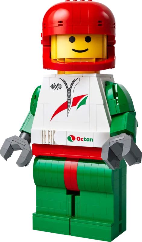 Up-Scaled Racing Driver Minifigure