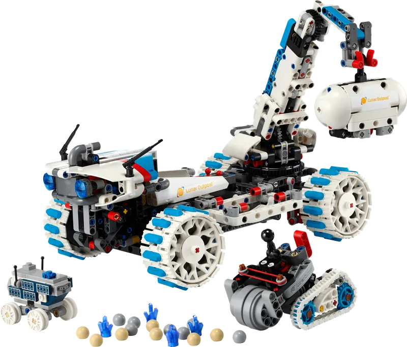Lunar Outpost Moon Rover Space Vehicle