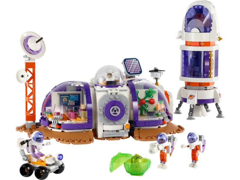 Mars Space Base and Rocket
