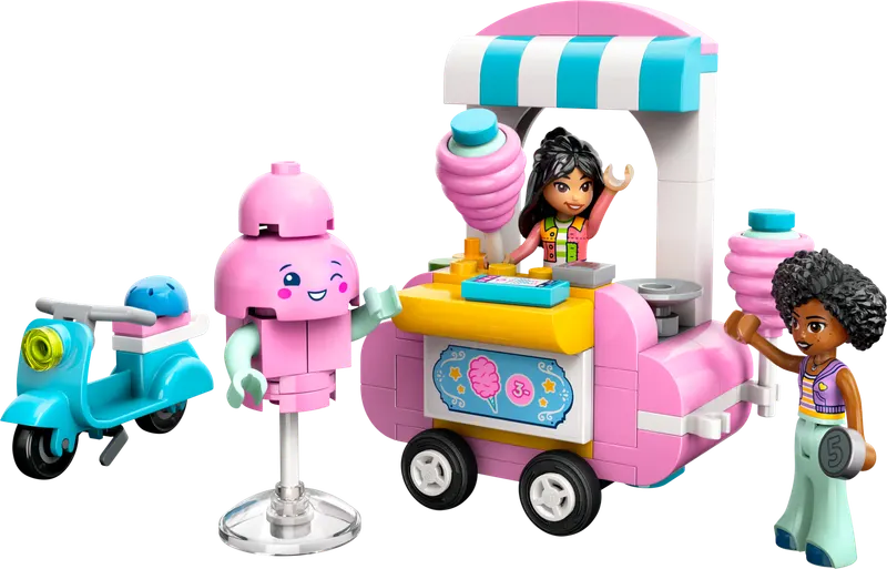 Cotton Candy Stand and Scooter