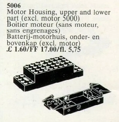 Replacement 2-Piece Battery Motor Housing