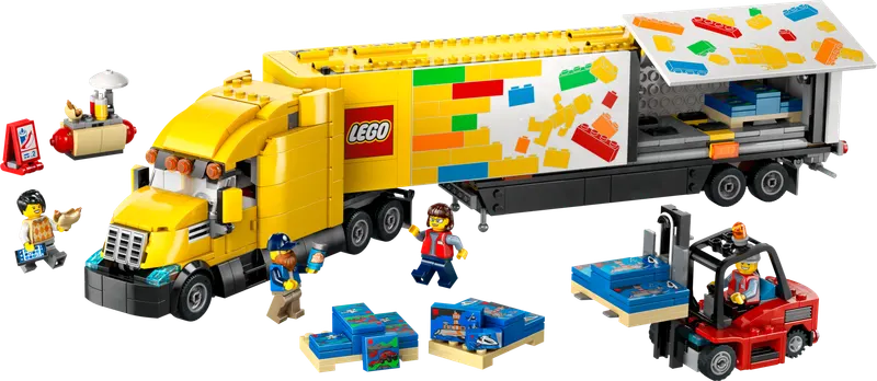 Yellow Delivery Truck