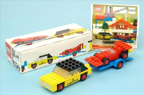 Car with Trailer and Racing Car