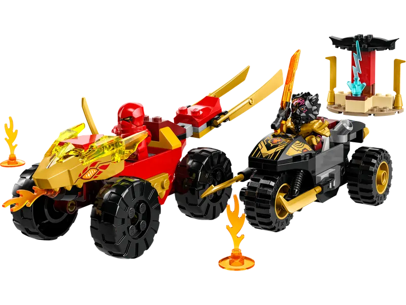 Kai and Ras's Car and Bike Battle