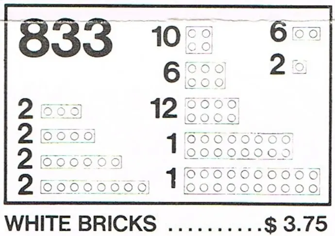 Parts Pack, White Bricks