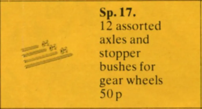 Axles with Connectors